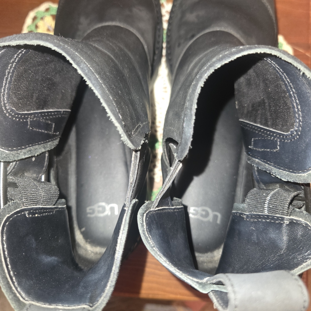 UGG Black Moto Boots - Picture 3 of 12